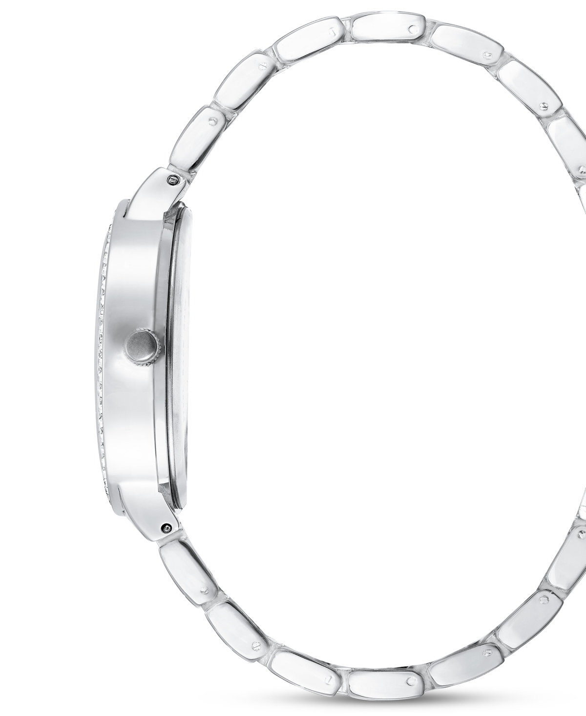 Shop Inc International Concepts Women's Silver-tone Bracelet Watch 37mm, Created For Macy's