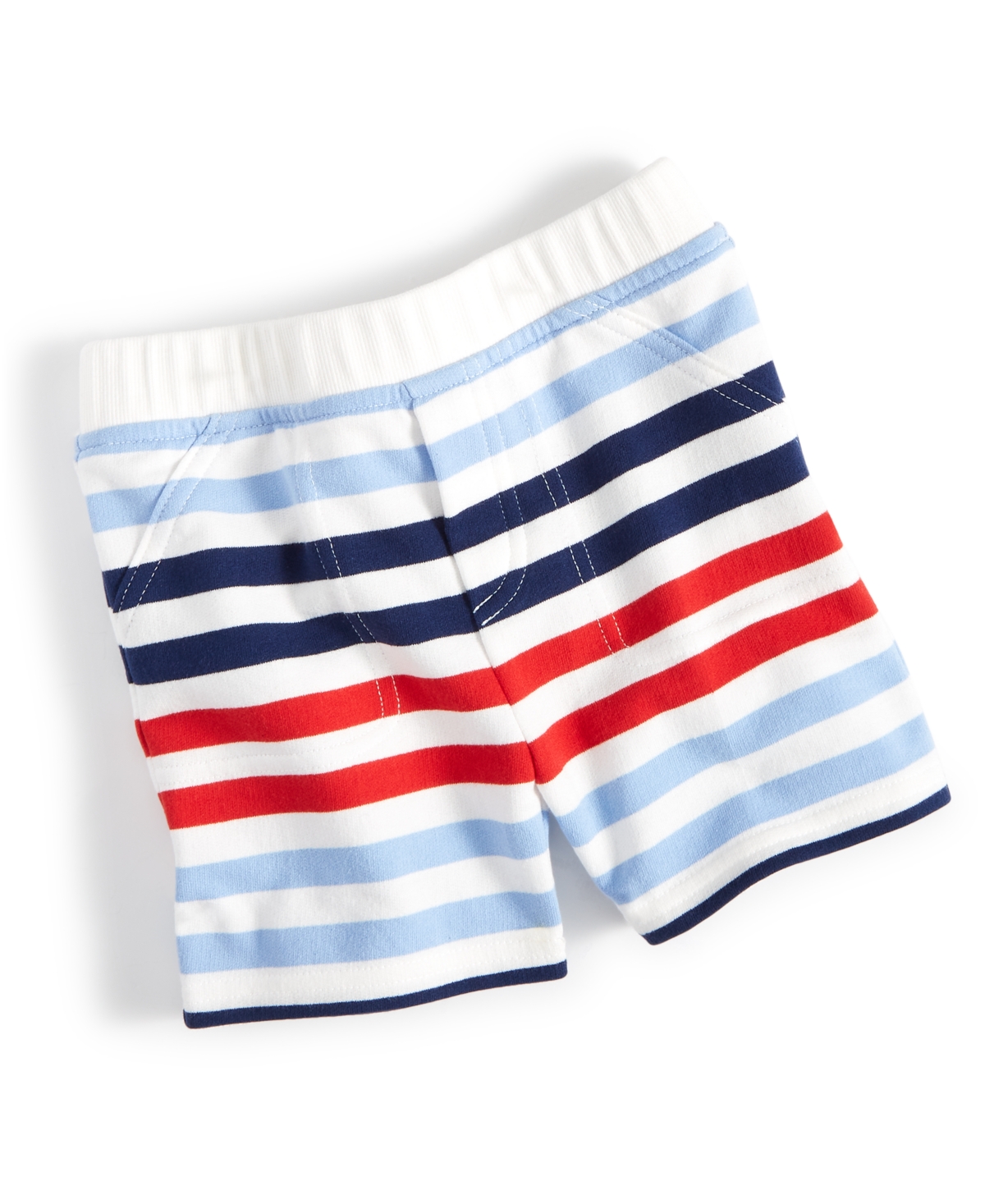Shop First Impressions Baby Girls Paint Stripe Bloomer Shorts, Created For Macy's In Angel White
