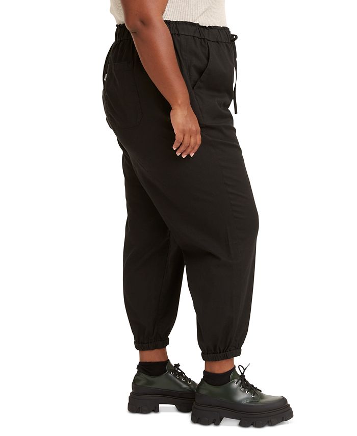 Levi's Plus Size Off-Duty High Rise Relaxed Jogger Pants - Macy's