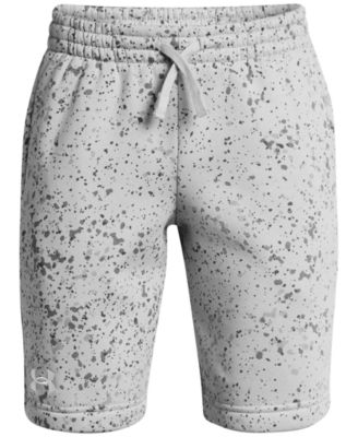 Under Armour - Big Boys Rival Splatter-Print Fleece Shorts