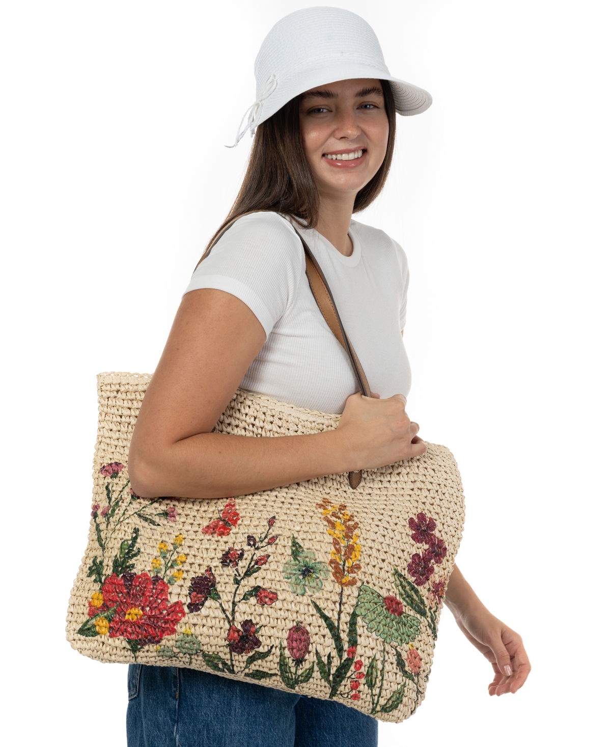 Style & Co Women's Packable Paper Framer Hat, Created for Macy's