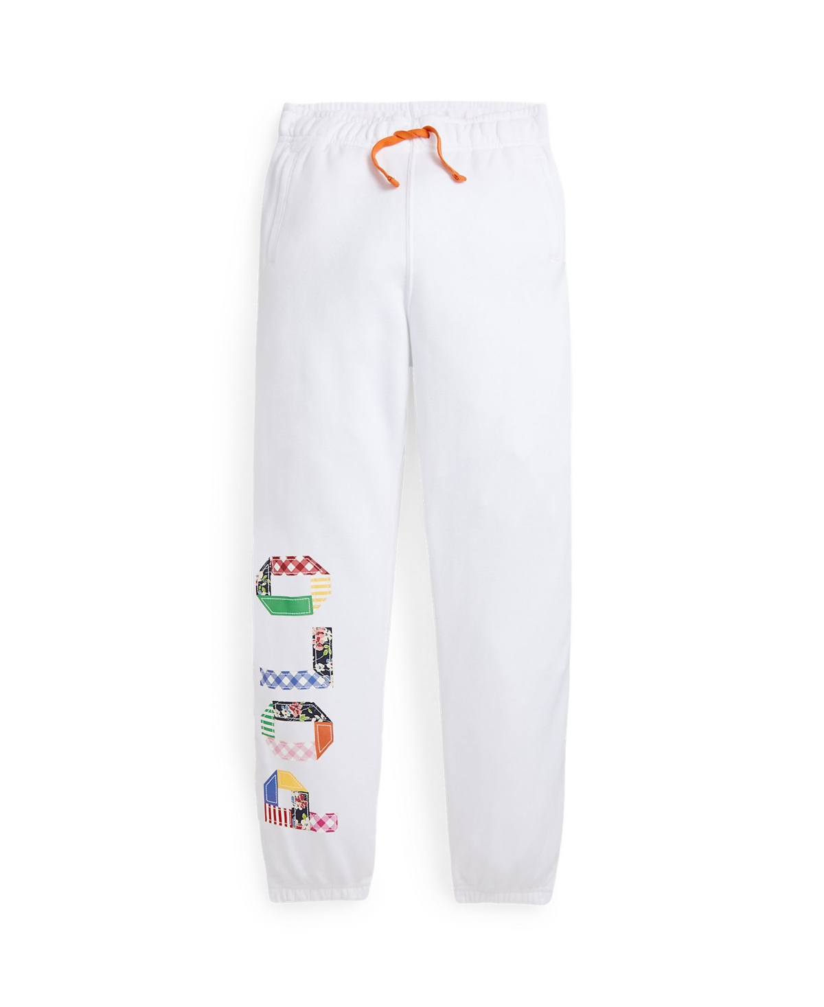 Polo Ralph Lauren Kids' Big Girls Mixed-logo Terry Jogger Pants In White