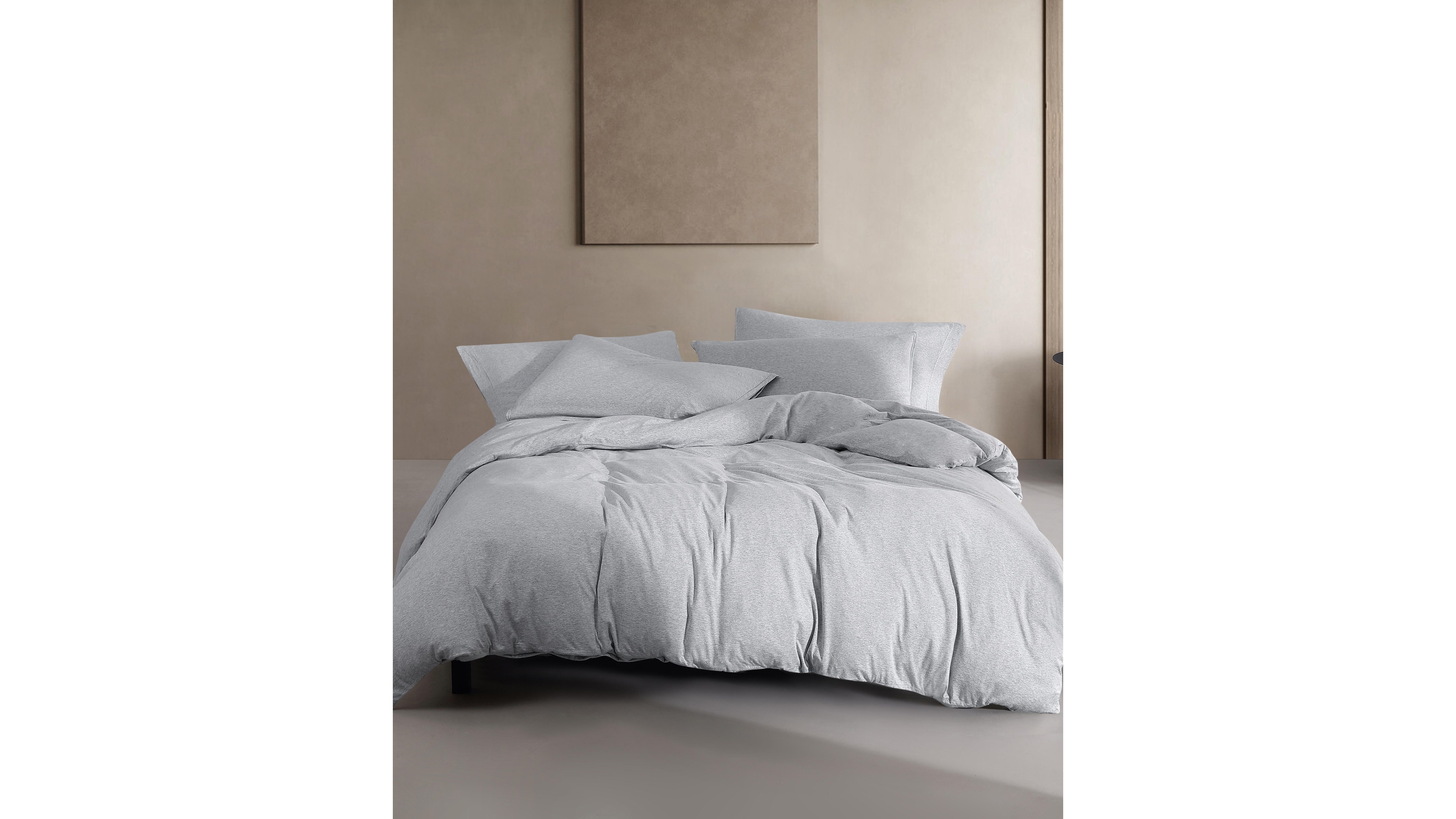 Closeout! Calvin Klein Modern Cotton Melange Tencel Jersey 3 Piece Duvet Cover Set, King