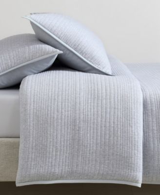 CLOSEOUT! Ribbed Matelasse Melange Tencel Jersey 3 Piece Duvet Cover Set, Queen