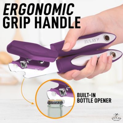 Heavy Duty Wide Grip Smooth Edge 2 in 1 Can Opener