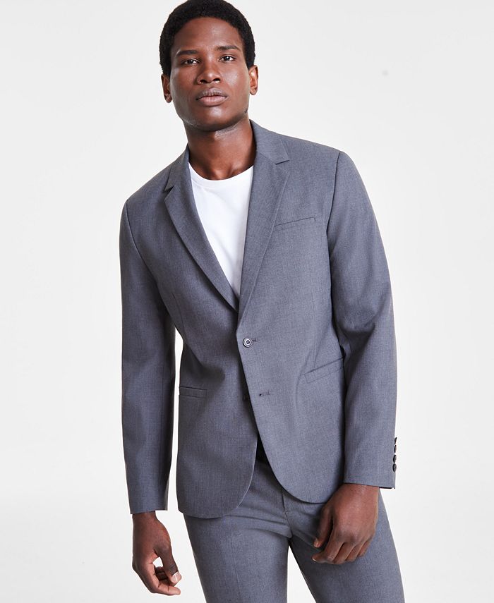 Calvin Klein Men's Refined Slim-Fit Stretch Suit Jacket - Macy's