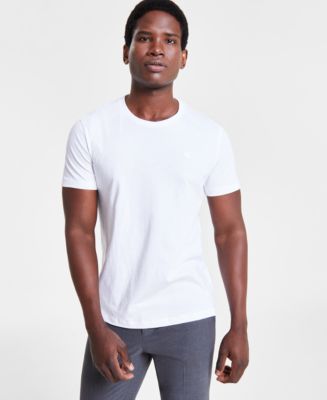 Calvin Klein Men's Compact Cotton T-Shirt, Black Beauty