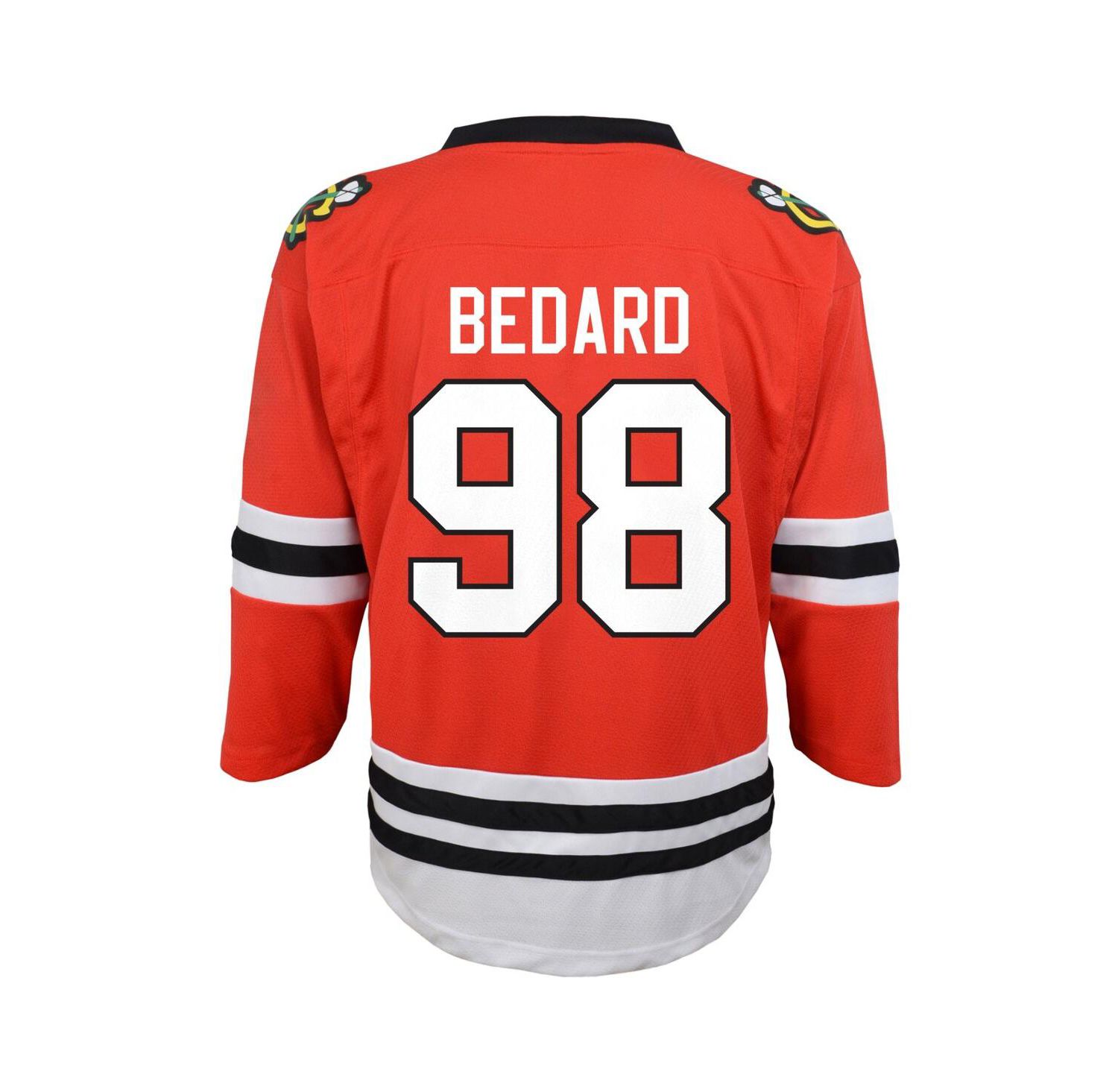 Preschool Boys and Girls Connor Bedard Red Chicago Blackhawks Home Replica Player Jersey