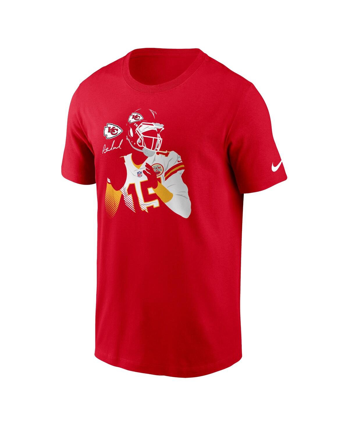 Shop Nike Men's  Patrick Mahomes Red Kansas City Chiefs Player Graphic T-shirt
