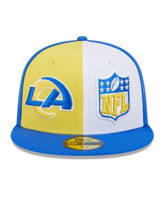 Men's Gold, Royal Los Angeles Rams 2023 Sideline 59FIFTY Fitted Hat