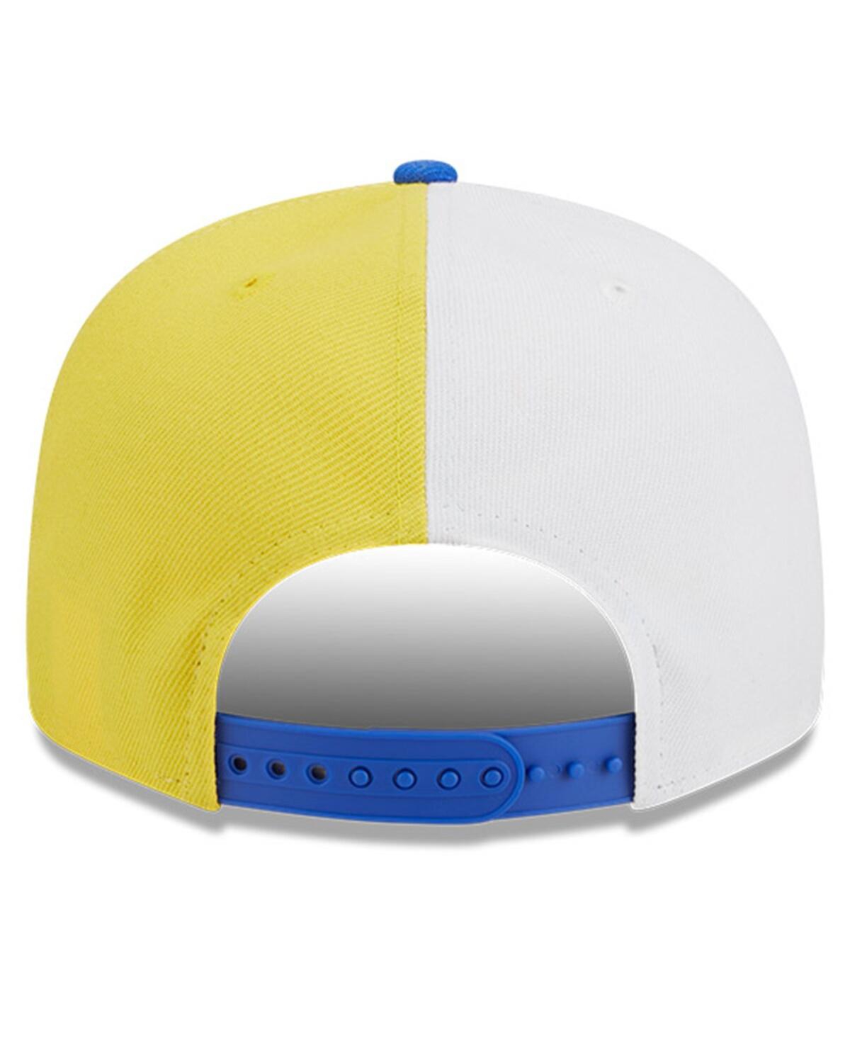 New Era Men's  Gold, Royal Los Angeles Rams 2023 Sideline 9fifty Snapback Hat In Gold,royal