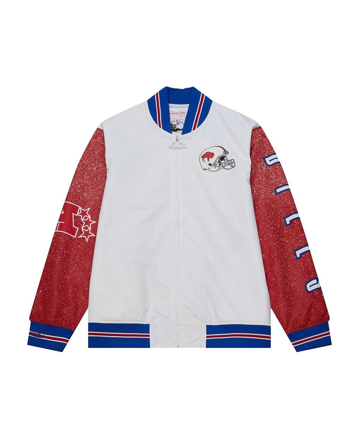 Mitchell Ness Men s Mitchell Ness White Distressed Buffalo