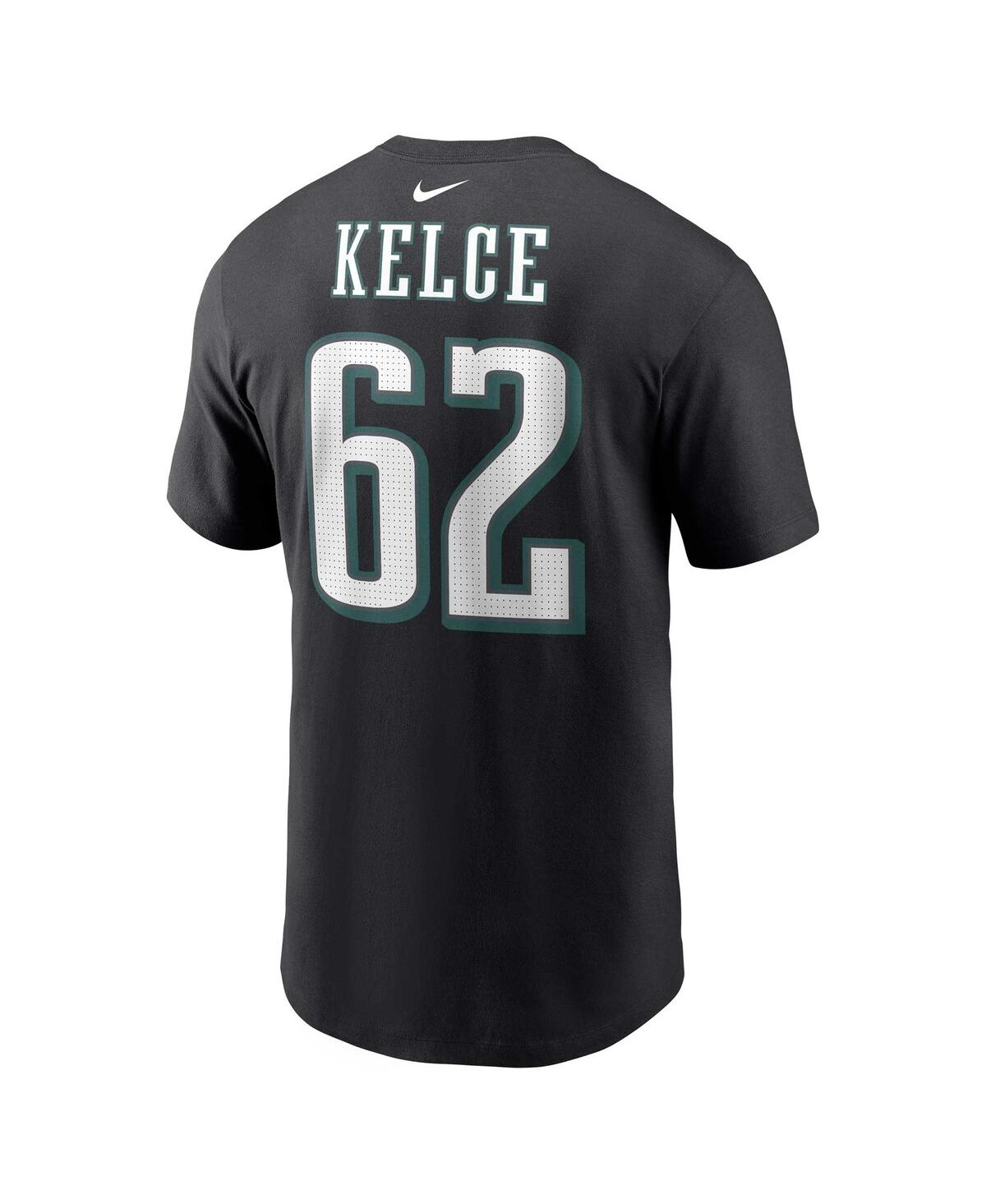 Men's Nike Jason KelcePhiladelphia Eagles Player Name and Number T-shirt - Black