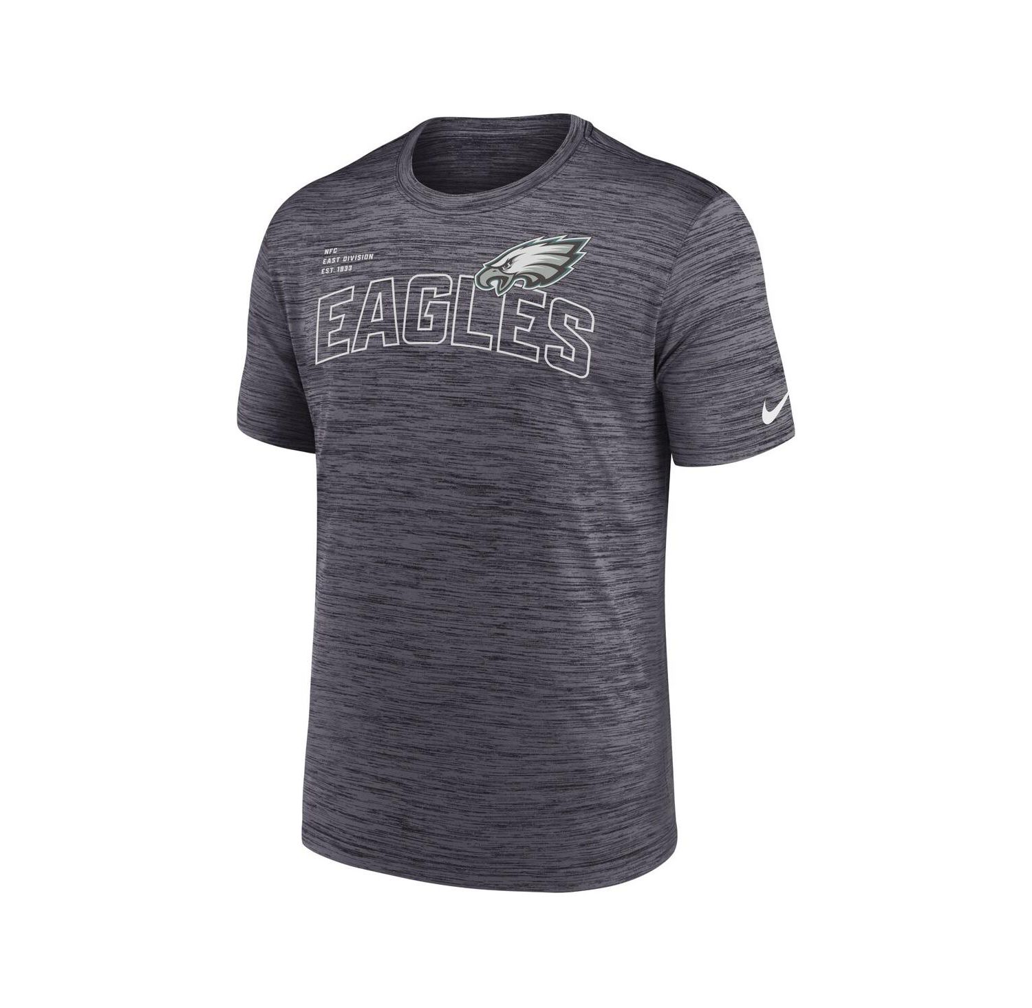 Men's Black Philadelphia Eagles Velocity Arch Performance T-shirt