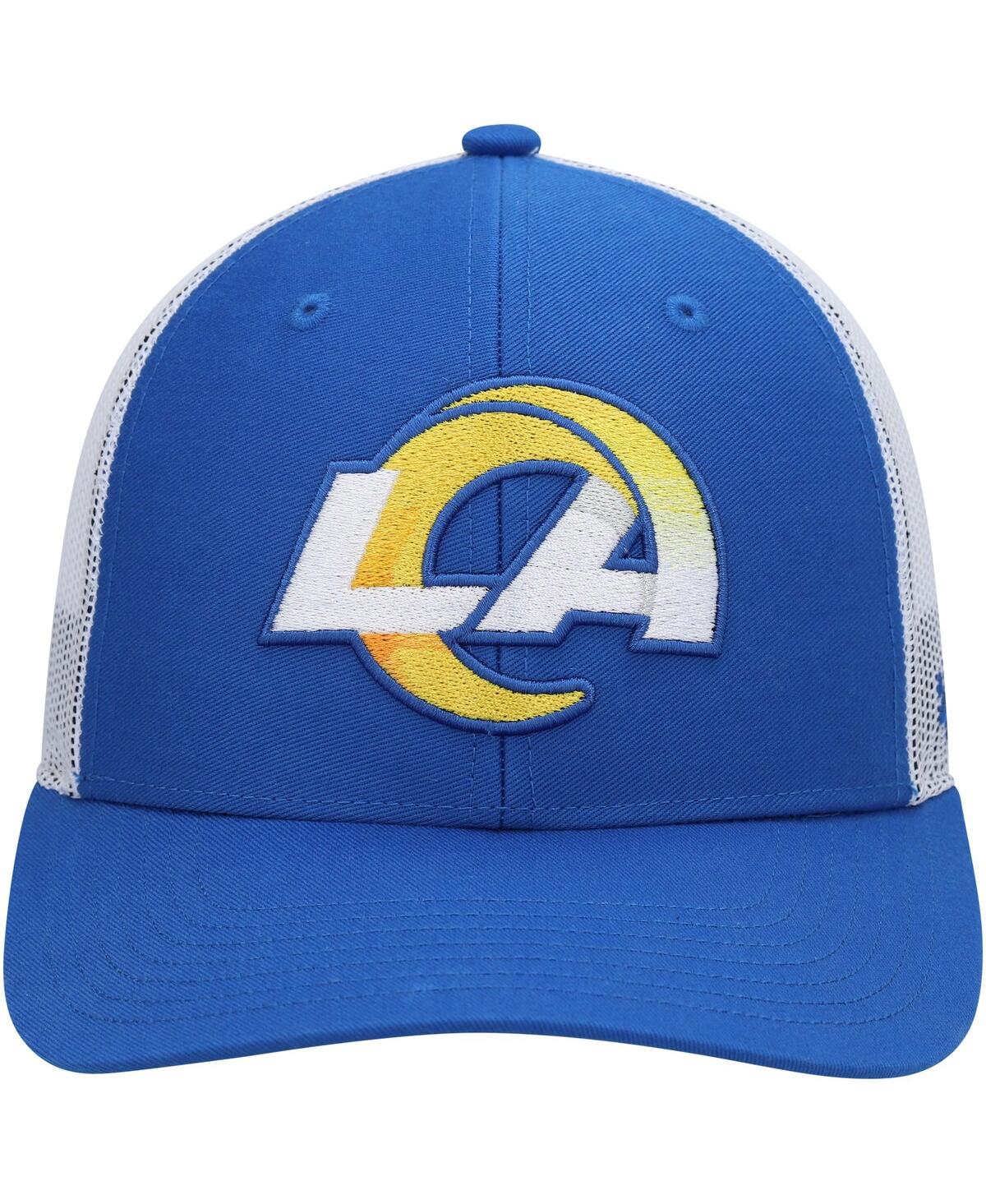 Big Boys '47 Brand White Los Angeles Rams Adjustable Trucker Hat - White
