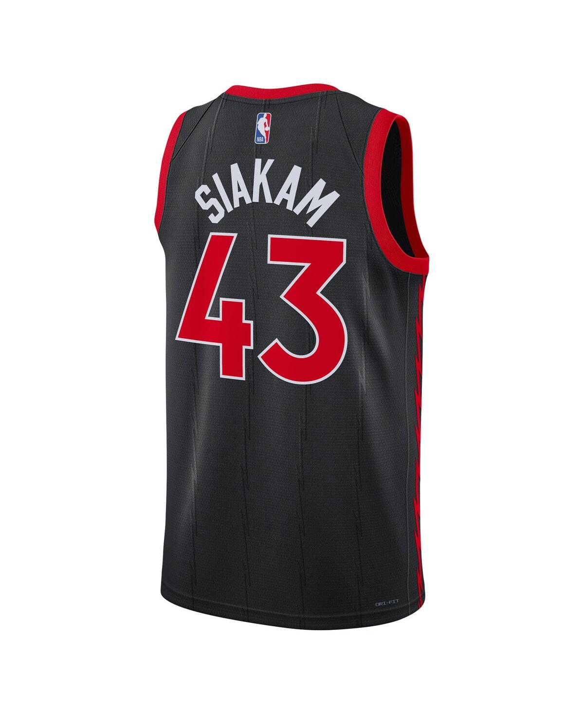 Men's and Women's Jordan Pascal SiakamToronto Raptors Swingman Jersey - Statement Edition - Black