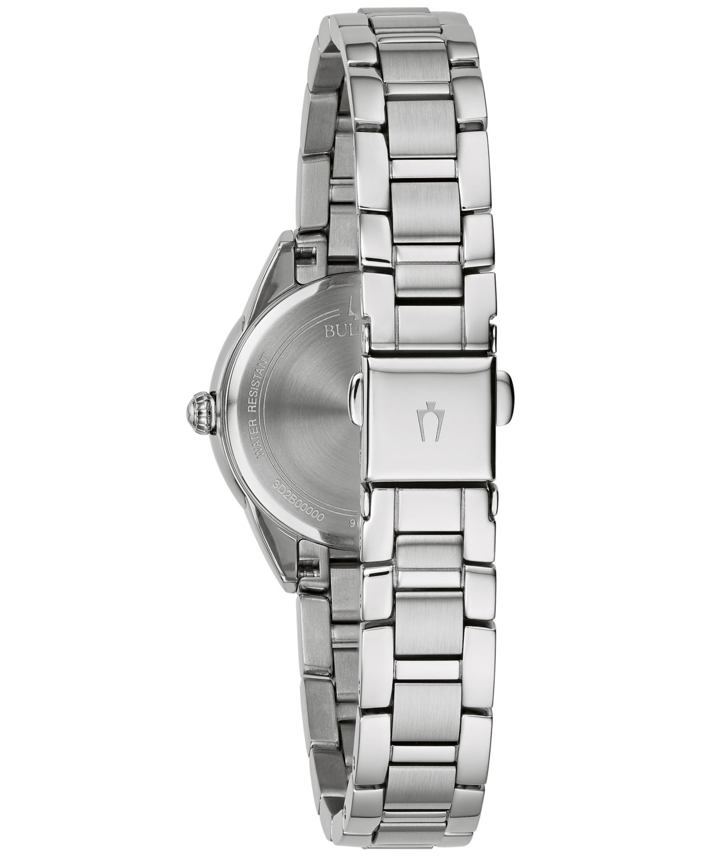 Женские часы Bulova Sutton Diamond Accent Stainless Steel Bracelet Watch 28mm — фото 3