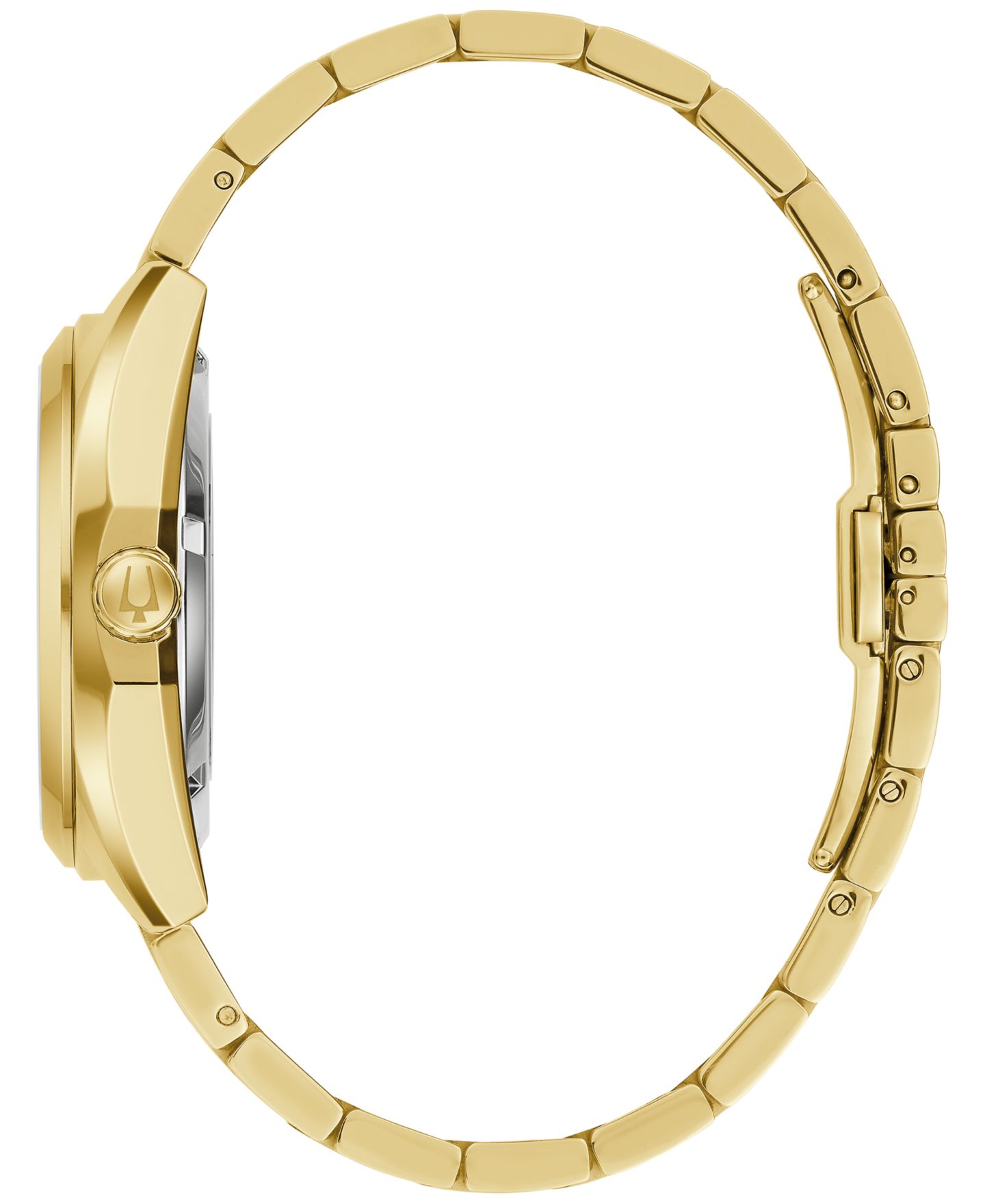 Мужские часы Bulova Automatic Surveyor Gold-Tone Stainless Steel Bracelet Watch 39mm — фото 2