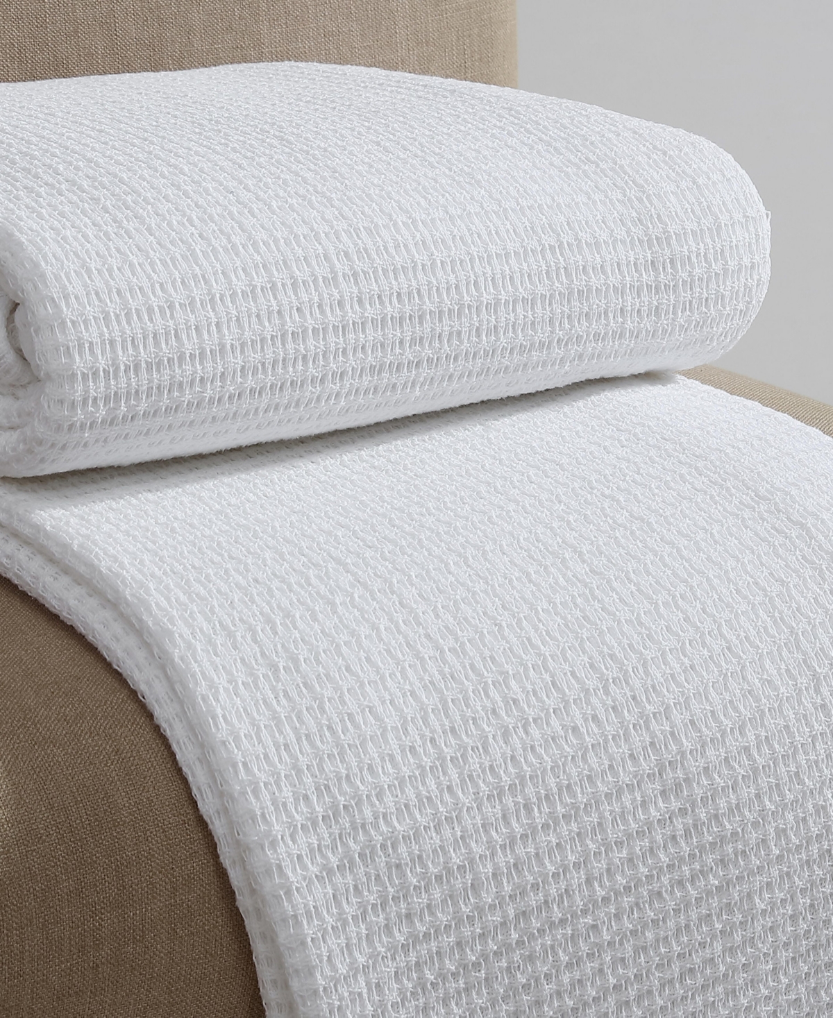 Calvin Klein Honeycomb Cotton Blanket, King
