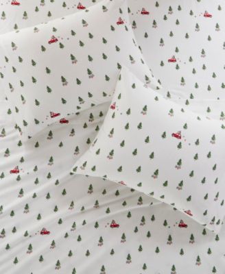 Printed Cotton Flannel 3-Pc. Sheet Set, Twin