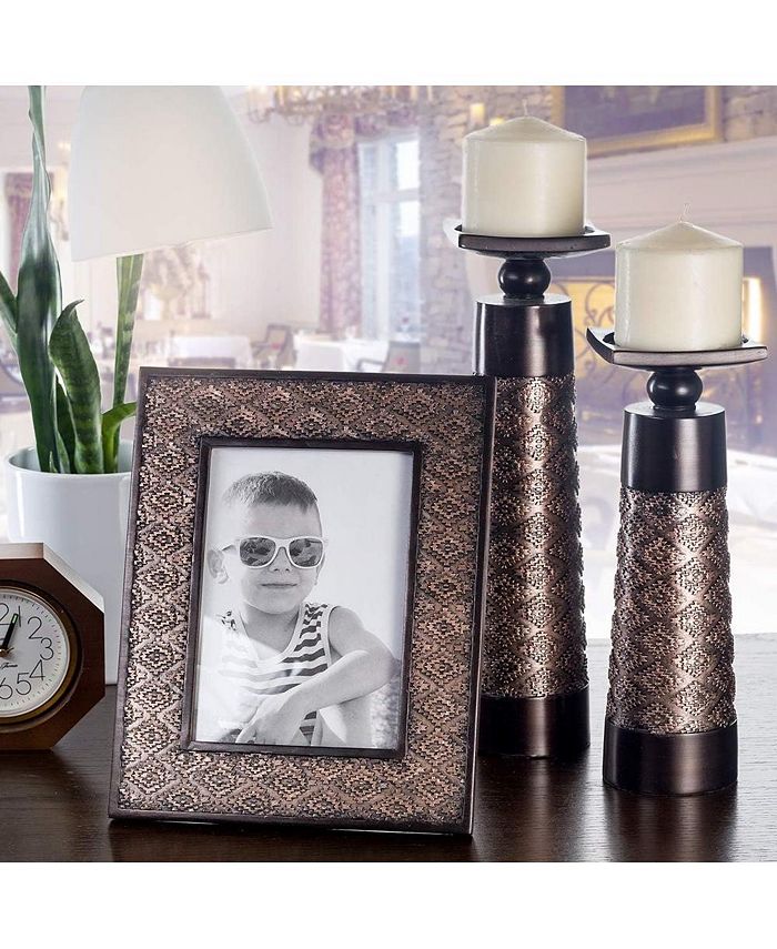 Creative Scents Dublin – Cestino Bagno Piccolo Con Coperchio In Resina – Argento Spazzolato - 3