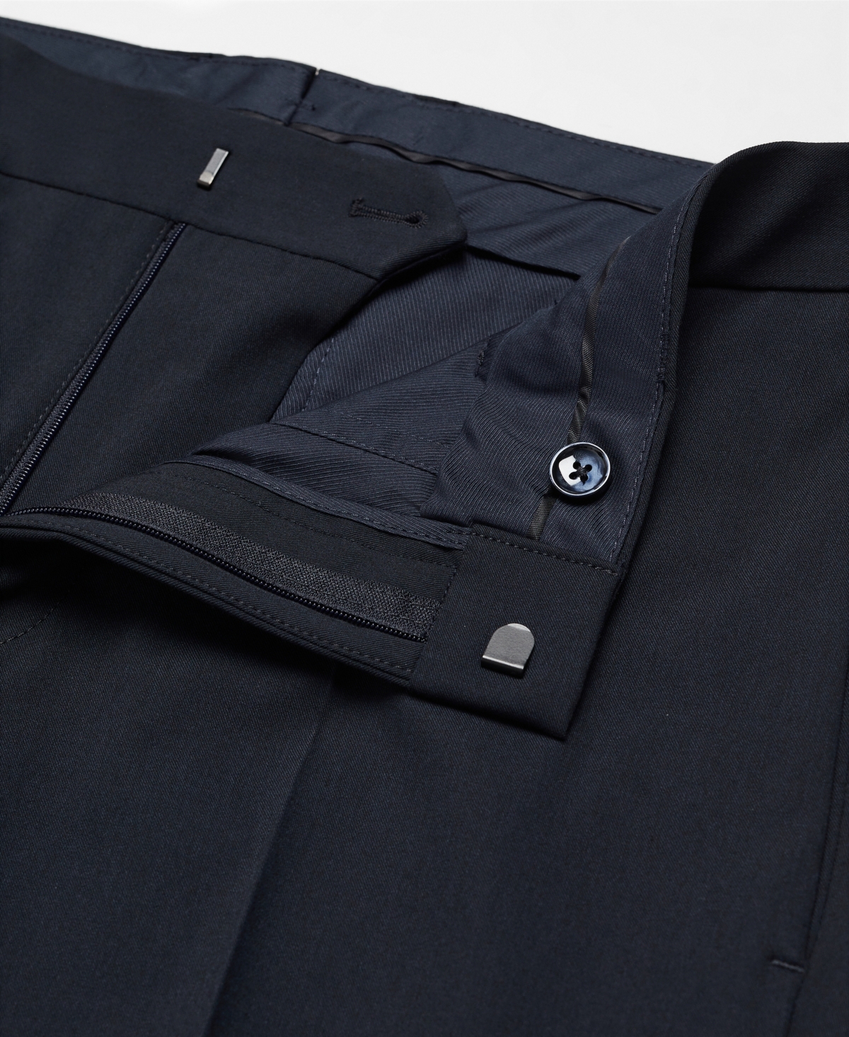 Mango Superslim Fit Suiting Pants In Navy
