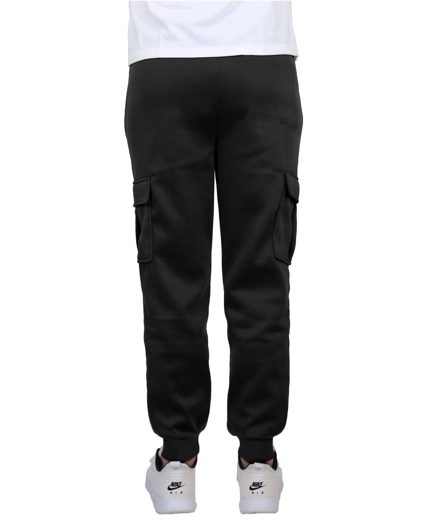 Мужские брюки Blue Ice Heavyweight Fleece-Lined Cargo Jogger Sweatpants, цвет: Чёрный — фото 2