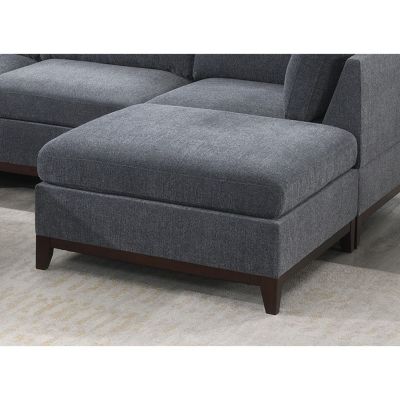 Modular Sectional 9 Piece Set in Chenille Fabric