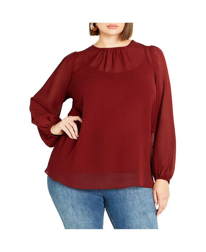 City chic on sale plus size tops
