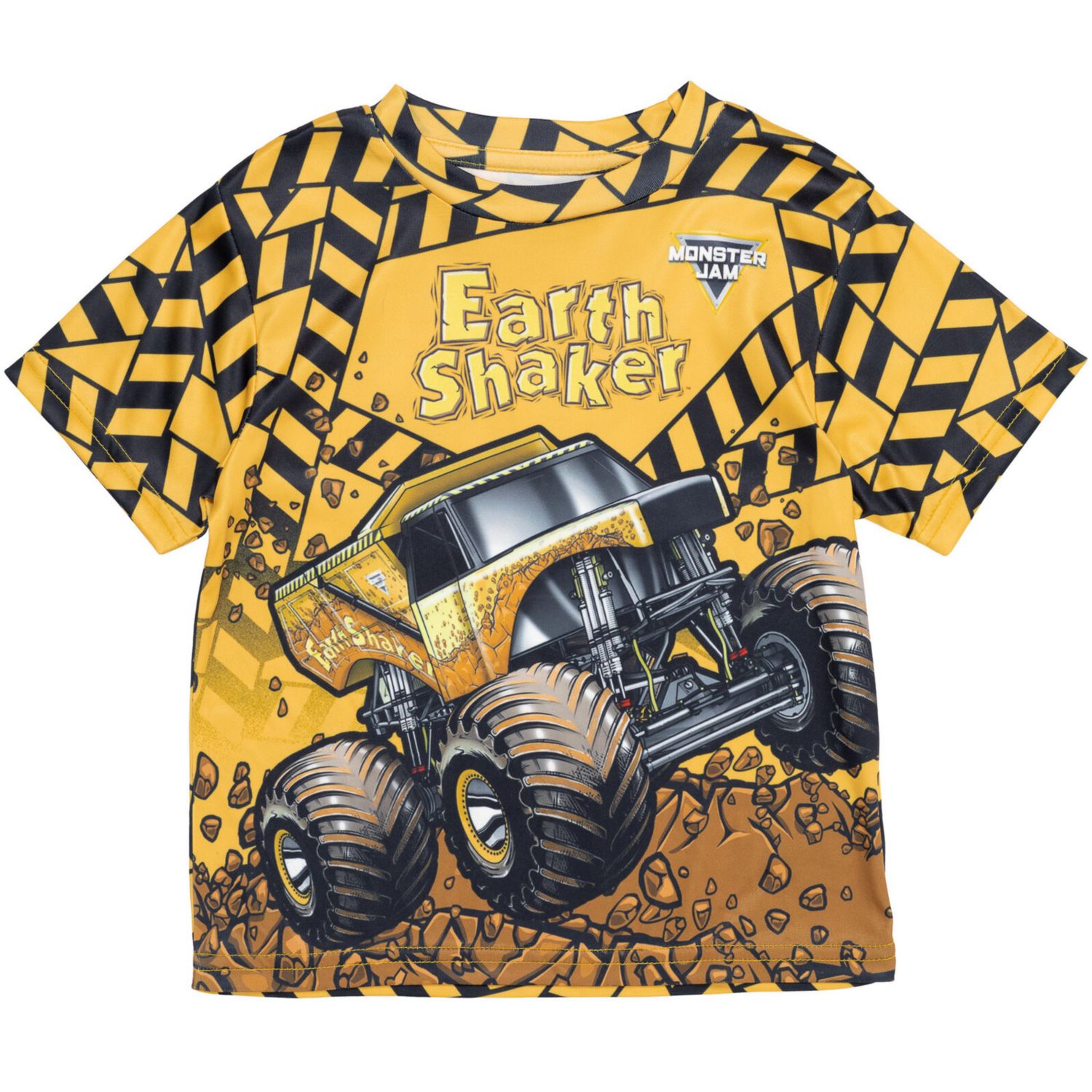 Grave Digger El Toro Loco Mohawk Warrior Maximum Destruction Monster Truck T-Shirt Toddler| Child Boys