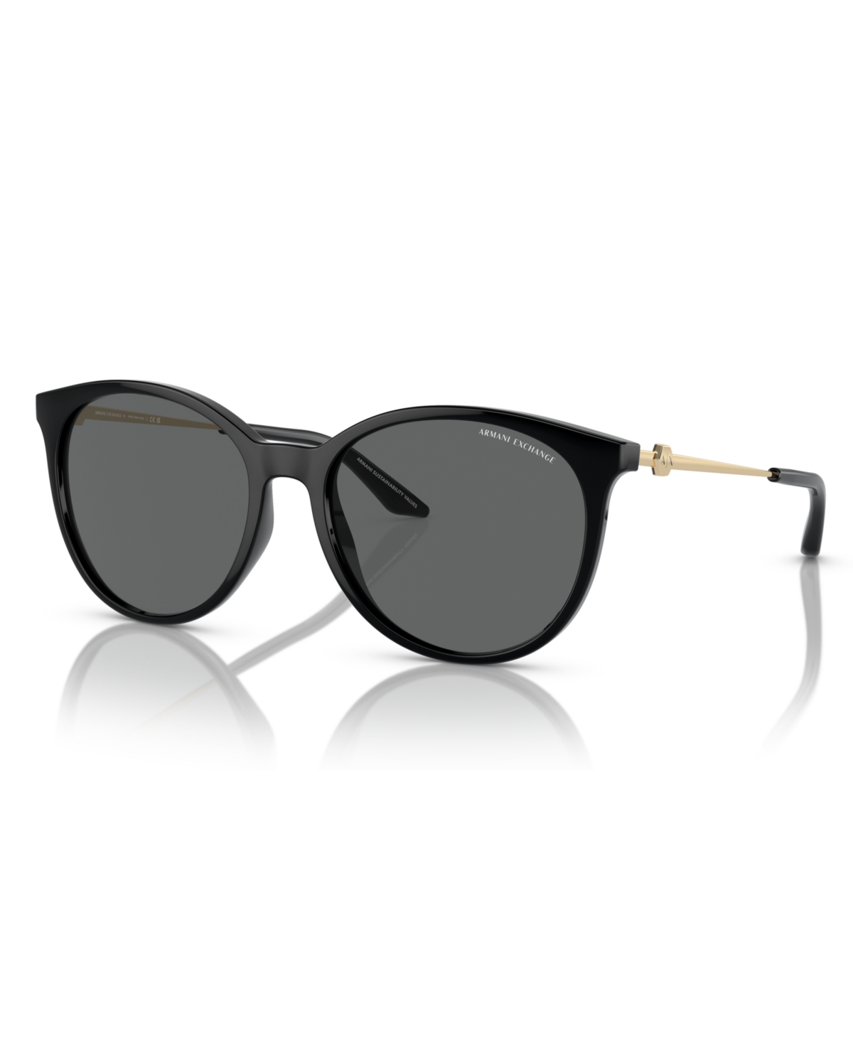 Armani Exchange Women's Sunglasses, Gradient AX4140S - Shiny Tundra