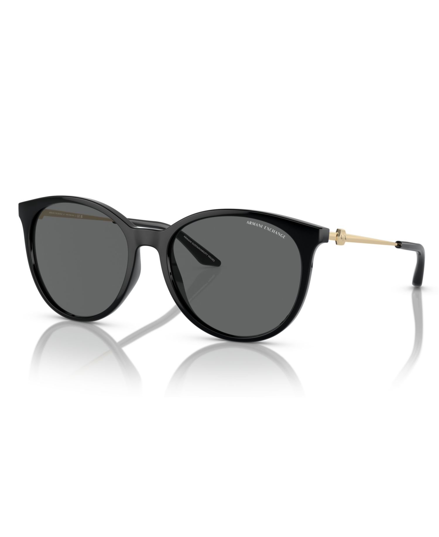 Armani Exchange Women's Low Bridge Fit Sunglasses AX4140SF