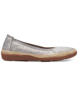 Women's Elaina Rae Textured Jute-Trim Flats