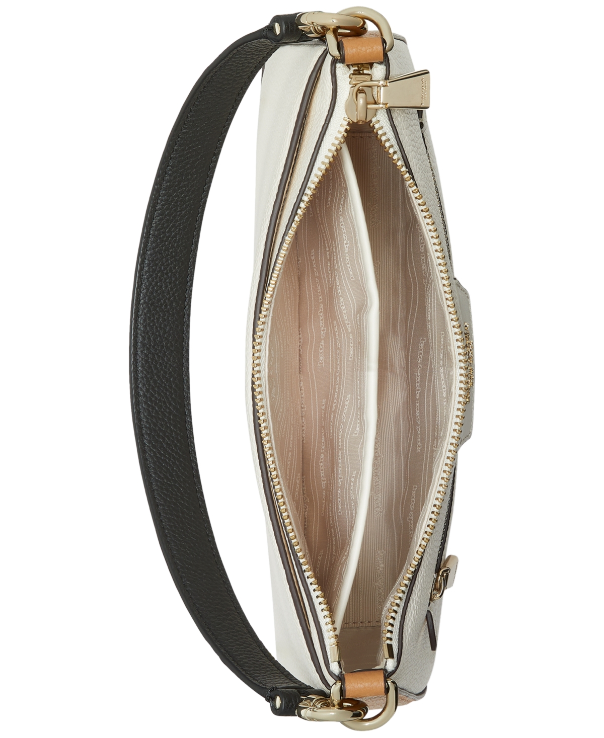 Kate Spade Hudson Pebbled Leather Small Convertible Crossbody In Neutral