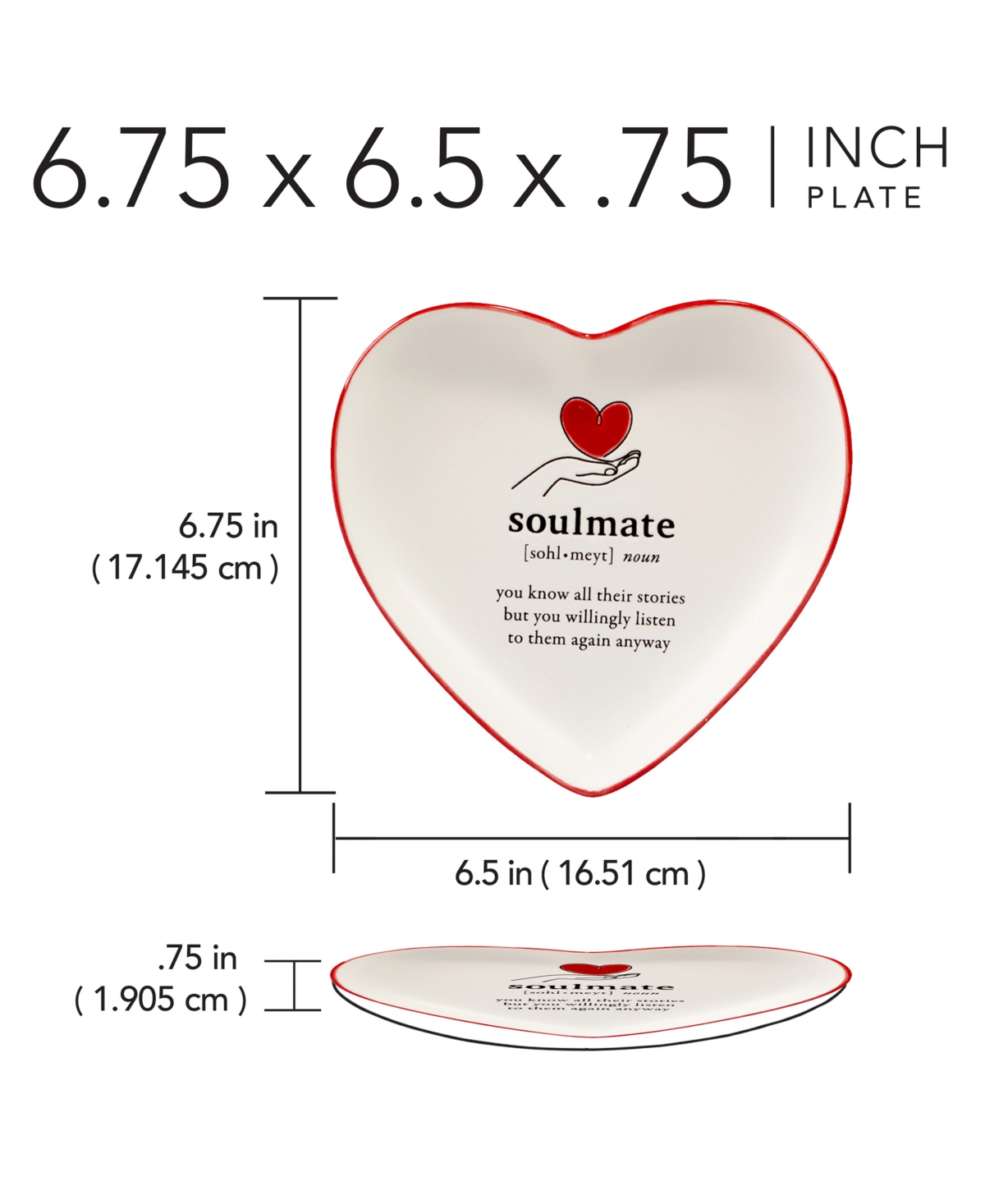 Certified International Valentine's Day Tidbit Plates, Set Of 4 In Pink