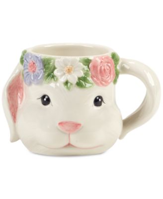 Easter 3-D Bunny Mugs, Set of 4
