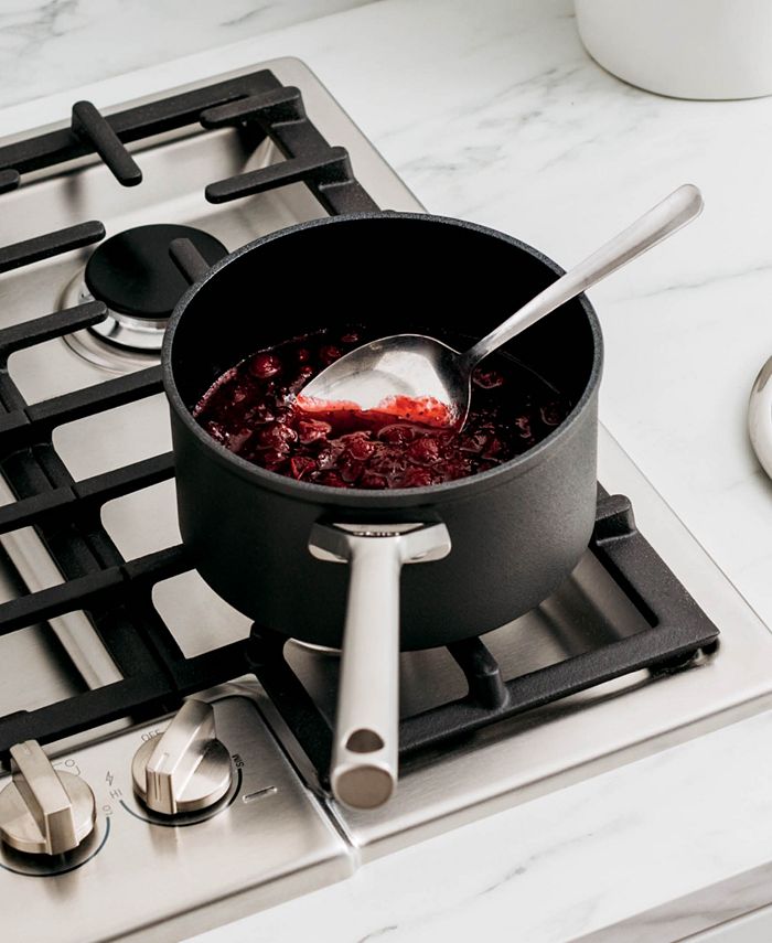 Ninja NeverStick Premium HardAnodized 3.5 Quart Saucepan with Glass