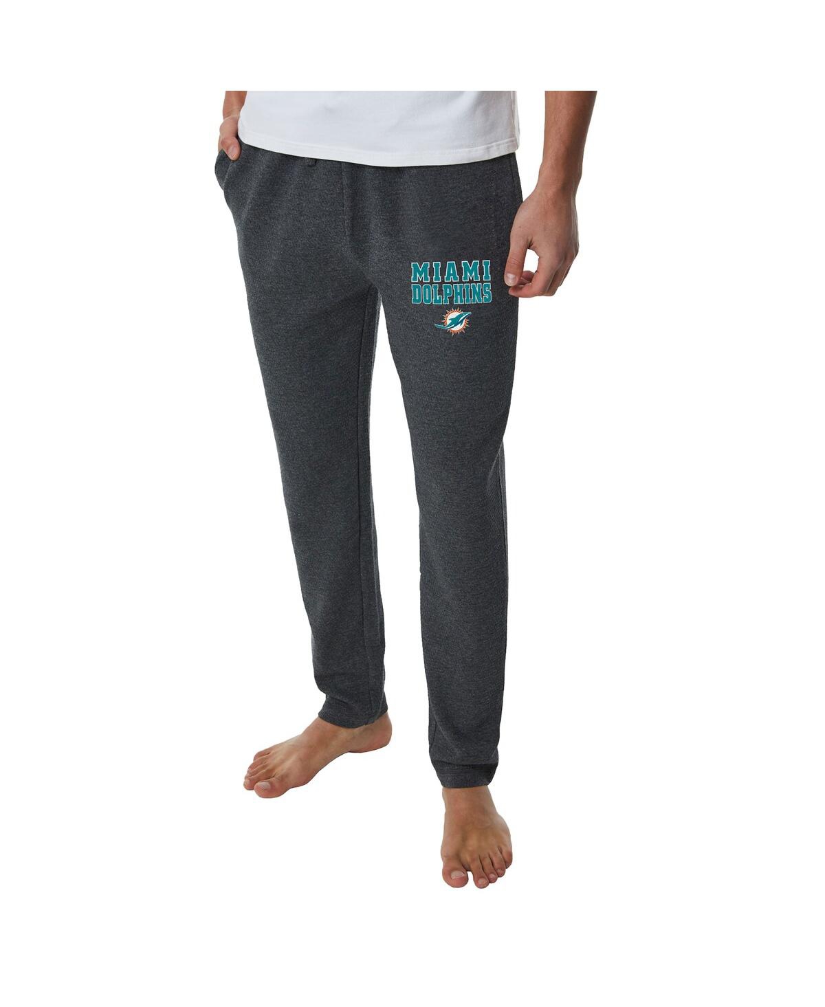 Shop Concepts Sport Men's  Charcoal Miami Dolphins Resonance Tapered Lounge Pants