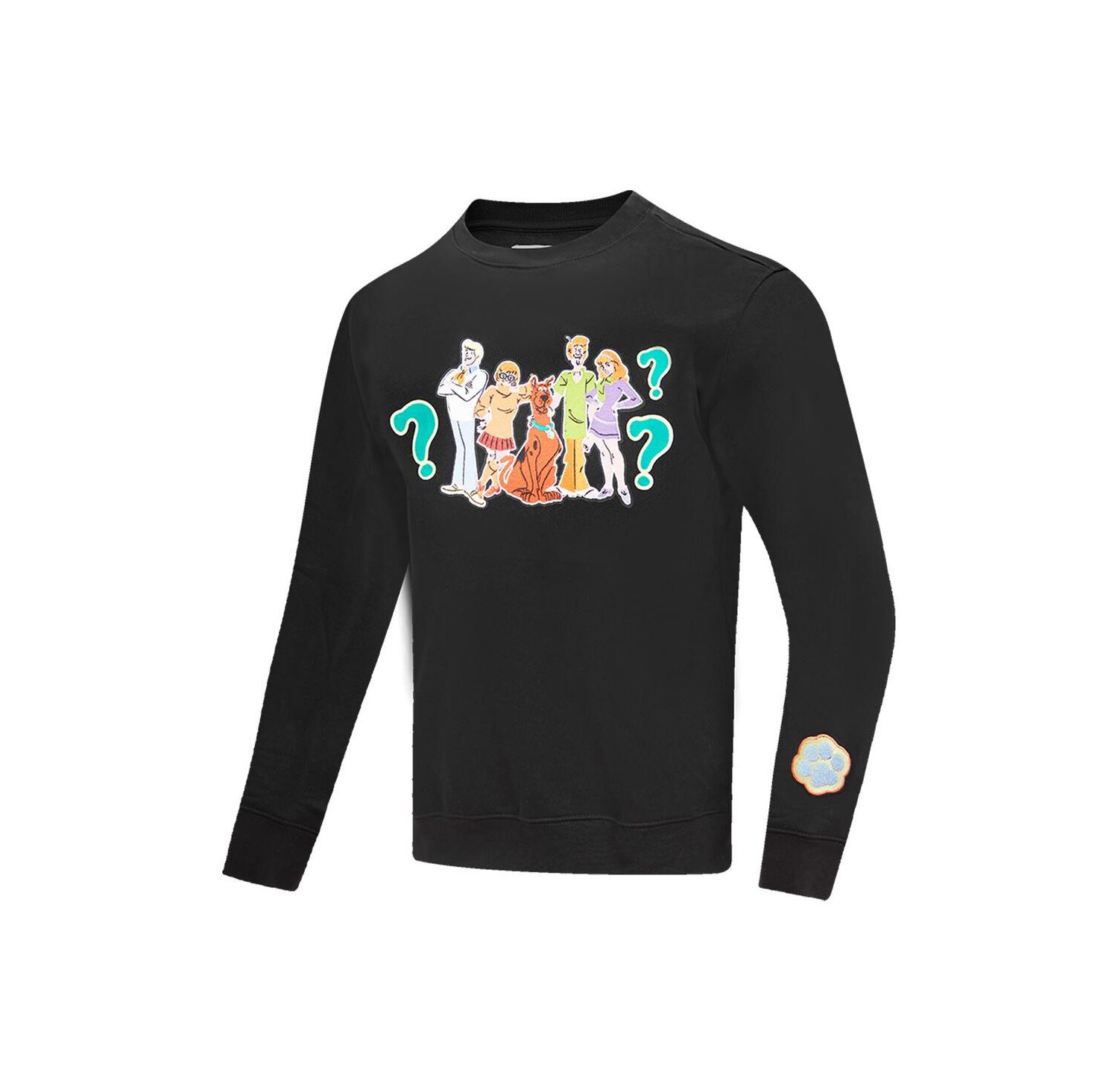 Men's and Women's Black Scooby-Doo Mystery Solving Club Pullover Sweatshirt