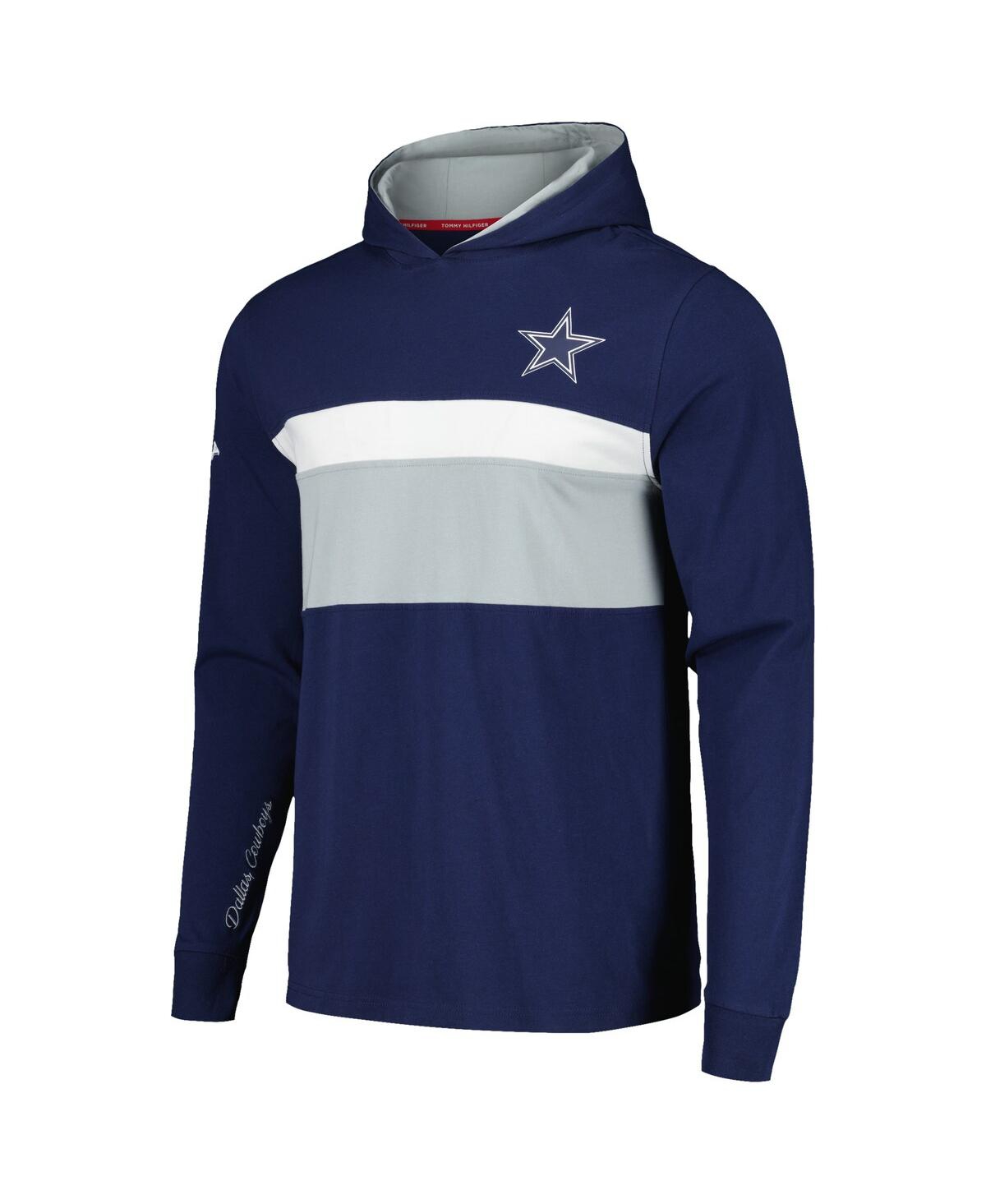 Men's Tommy HilfigerDallas Cowboys Morgan Long Sleeve Hoodie T-shirt - Navy