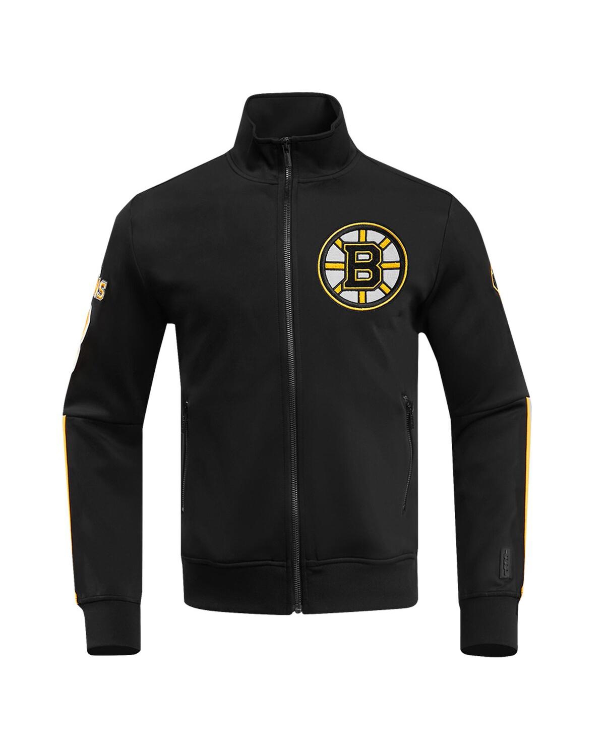 Shop Pro Standard Men's  Black Boston Bruins Classic Chenille Full-zip Track Jacket