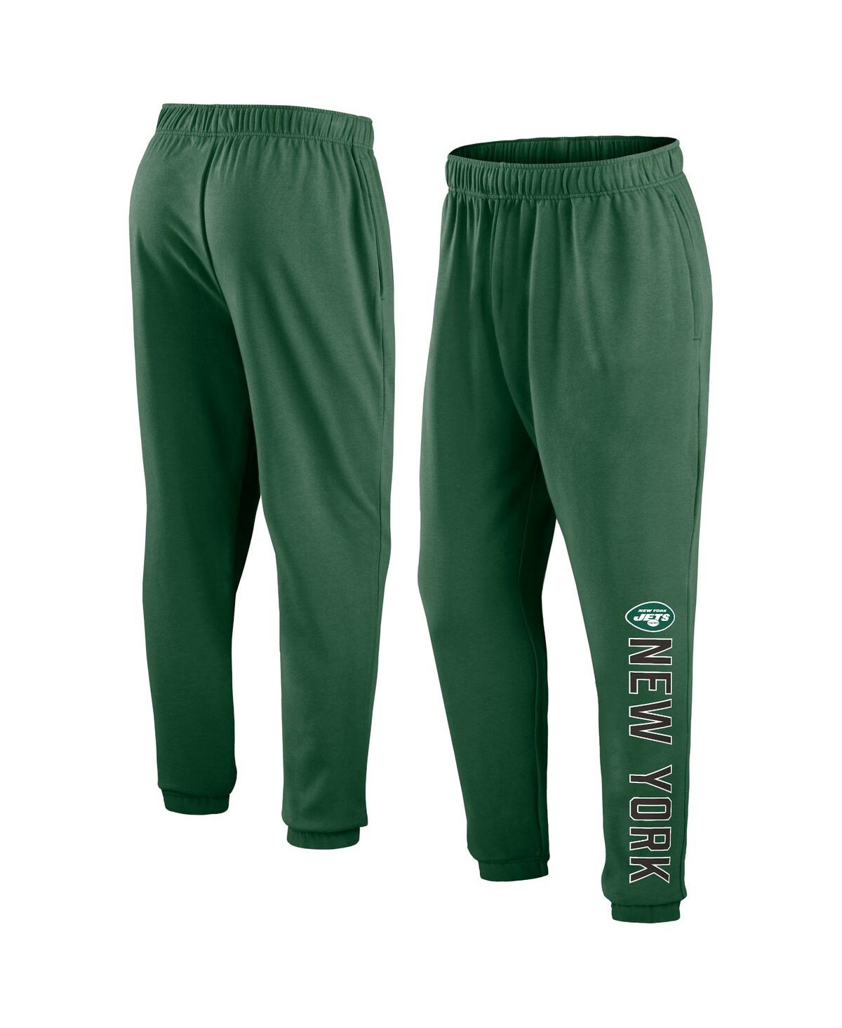 Shop Fanatics Men's  Green New York Jets Big And Tall Chop Block Lounge Pants