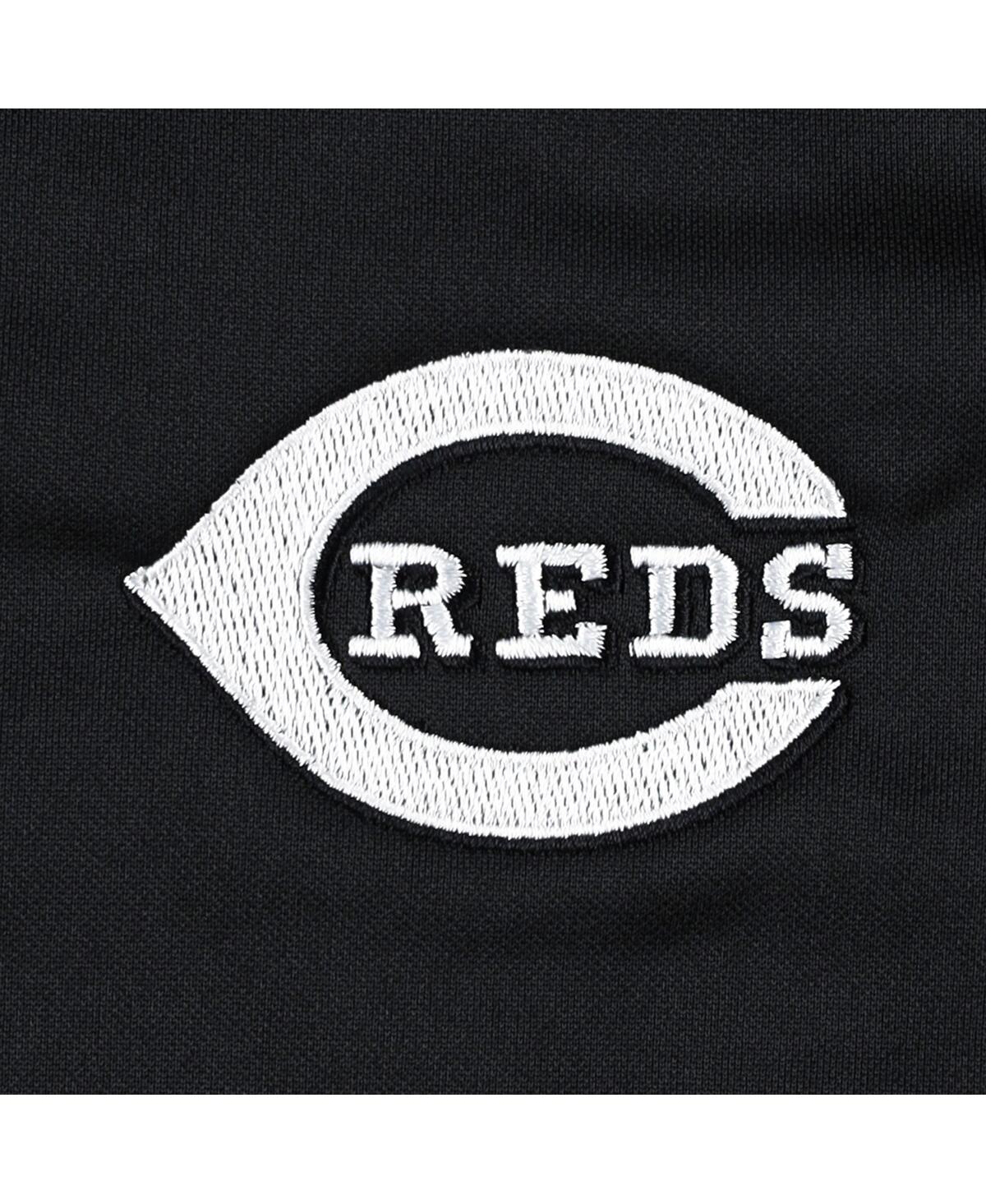 DUNBROOKE MEN'S DUNBROOKE BLACK, CAMO CINCINNATI REDS RANGER PULLOVER HOODIE 