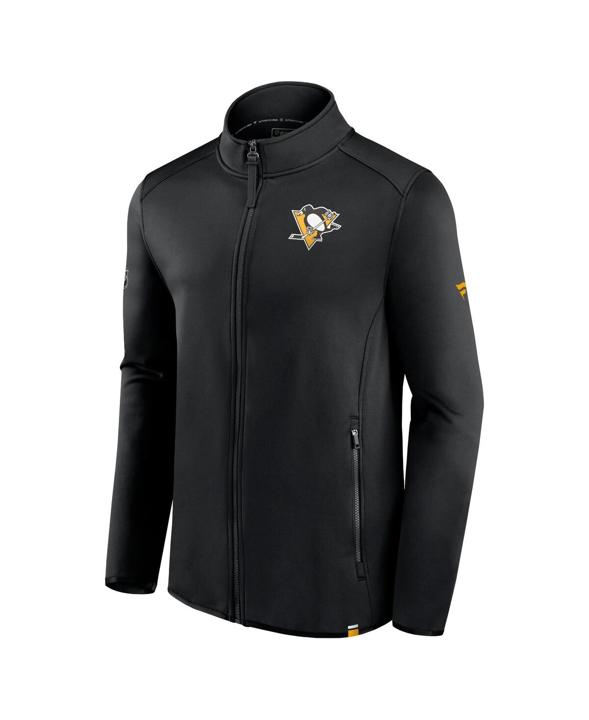 Men's FanaticsPittsburgh Penguins Authentic Pro Full-Zip Jacket - Black