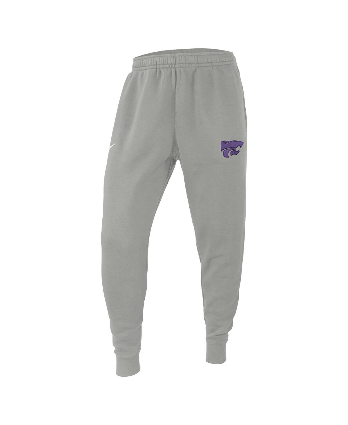 Nike Men's Pewter Kansas State Wildcats Changeover Club Fleece Jogger Pants