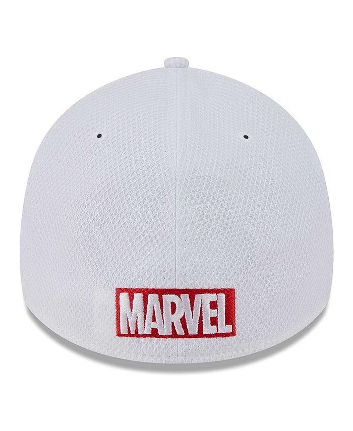 New Era Men's White Captain America Shield 39THIRTY Flex Hat - Macy's