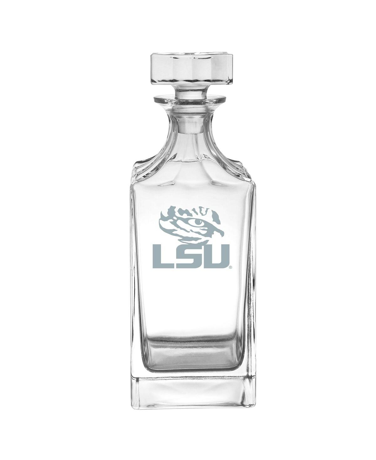 Logo Brands Lsu Tigers Etched Decanter In Clear