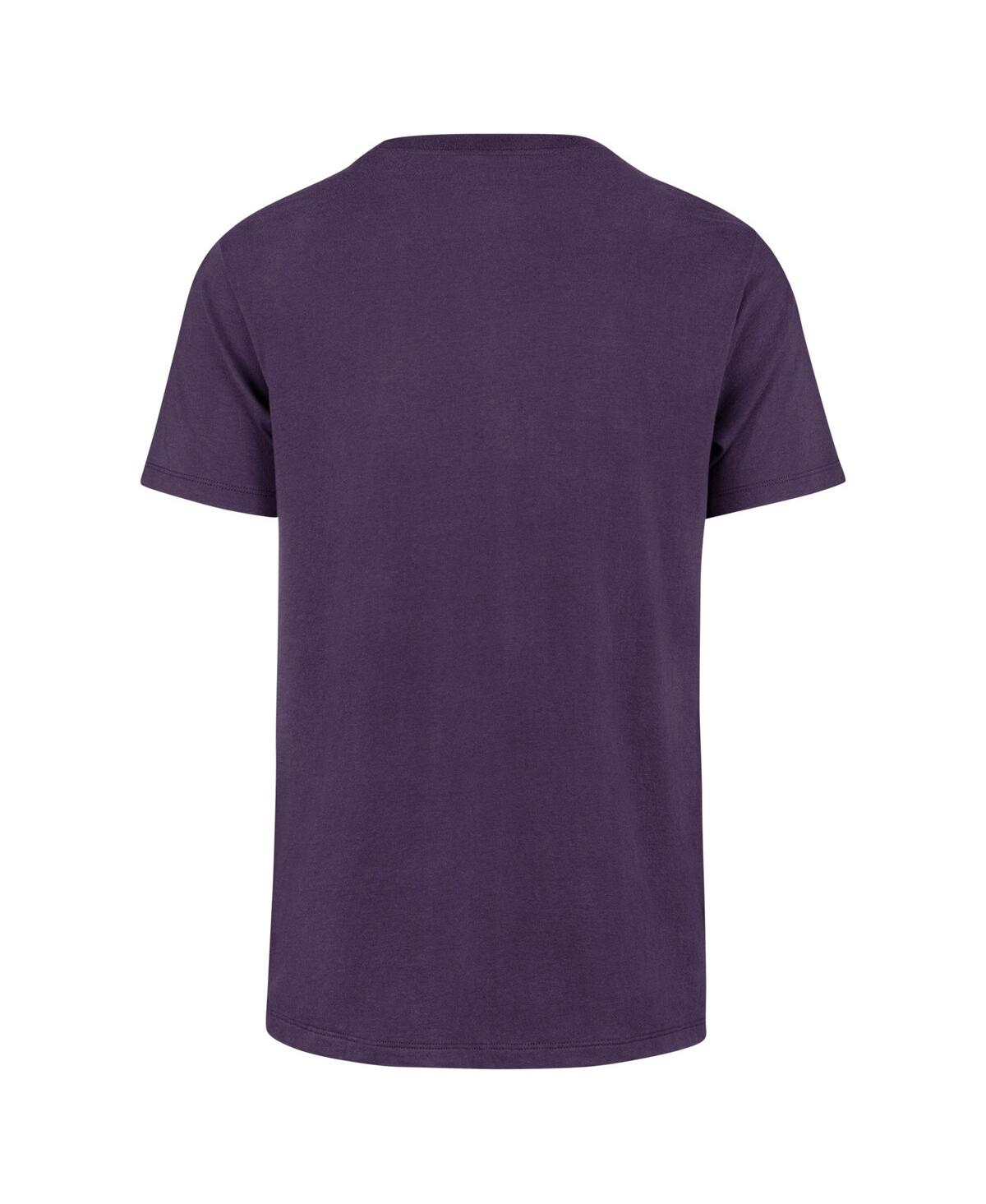 Men's '47 Brand De'Aaron FoxDistressed Sacramento Kings Player Logo T-shirt - Purple