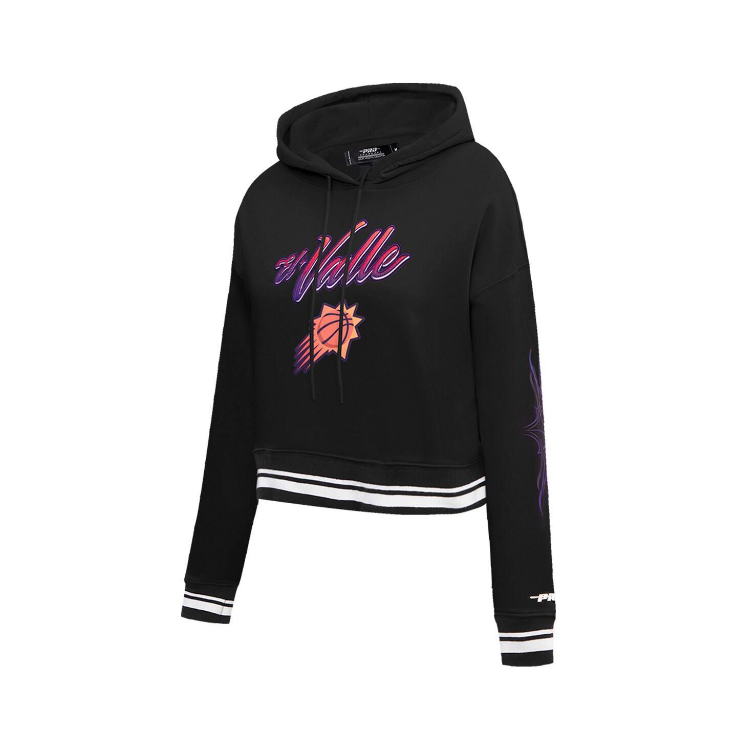 Женское худи Pro Standard Black Phoenix Suns 2023/24 City Edition Cropped Pullover — фото 3