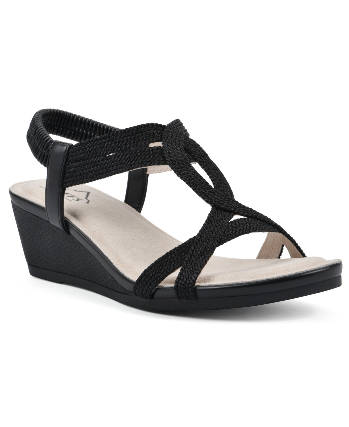 Shop Cliffs By White Mountain Women's Candelle Dress Wedge In Black Fabric